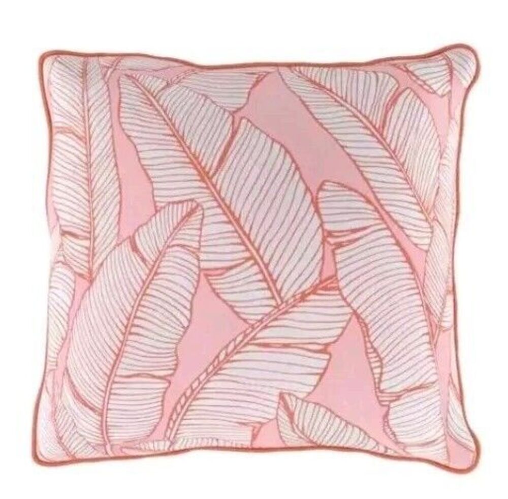 allen + roth Floral Herbo Peach Square Throw Pillow Tropical Boho Cottagecore